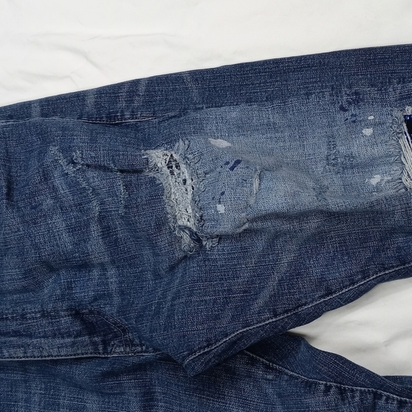 Jordan Craig legacy Edition ripped paint splattered mens jeans size 32/32 - Picture 5 of 13